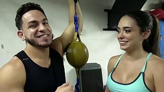 Watching My Hot Wife Fuck Our Trainer In The Gym