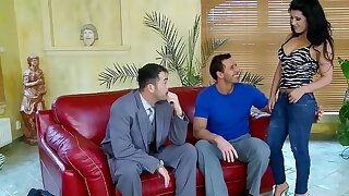 Sexy Wife Amanda Seduce to Rough Anal 3Some by own Husband