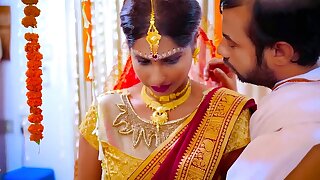 Desi busty new bride fucked by her ex-boyfriend in front of her husband(Hindi Audio)