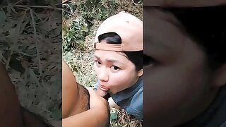 Outdoor blowjob is my favorite