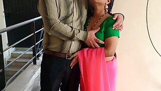 Young desi bhabhi pleased the landlord by getting her pussy and ass fucked