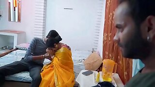 Innocent wife fucking Infront of Helpless Husband!
